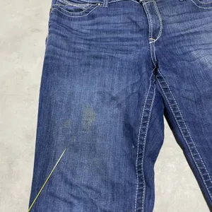 Ariat REAL High Rise Dorothy Boot Jeans Women's SZ 36x36 Wash Blue Stretch *Mark thumbnail 6