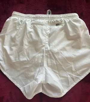 Nike White Dri-Fit Tempo Running Shorts thumbnail 7