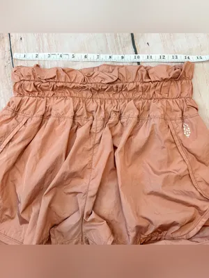 FP Movement Free People Womens Peach The Way Home Athletic Shorts Medium Pull On thumbnail 6
