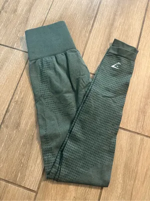 Gymshark Dark Green Seamless High-Waist Leggings thumbnail 5
