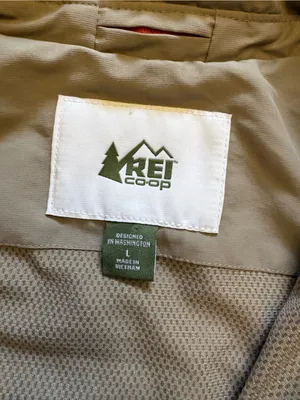 REI Co-op Zealand Field Jacket Womens L Hooded Beige Lightweight Outdoor thumbnail 6