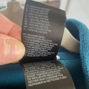 North Face Fleece Pullover Granola Teal Hiking Outdoor Alpine Cozy Autumn Winter thumbnail 10