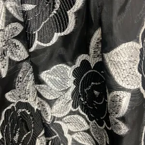 Prabal Gurung jacquard black floral minidress w pockets thumbnail 4