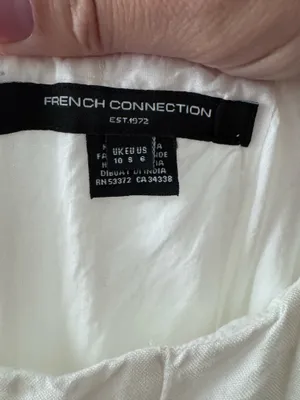 French Connection White linen dress thumbnail 4