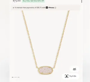 Kendra Scott Elisa Necklace thumbnail 3