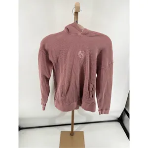Zara New York 5th Ave Ribbed Hoodie Size M Pink thumbnail 4