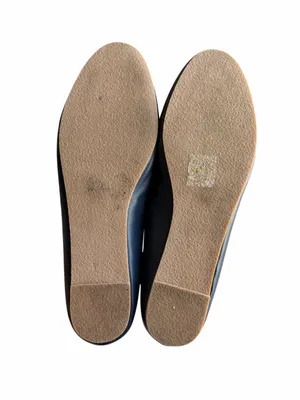 Jack Rogers - Debra Midnight Navy Leather Bow Ballet Flats Sz 9.5 thumbnail 6