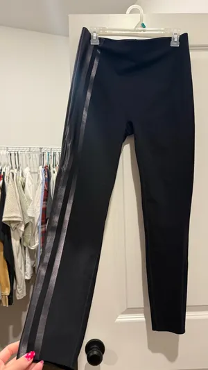 Spanx Glossy Side Stripe Leggings thumbnail 2