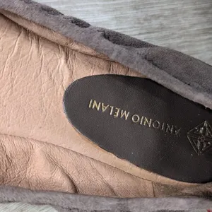 ANTONIO MELANI Brown Leather Prima Ballet Flats thumbnail 10