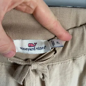 Vineyard Vines Linen Blend Beige Tan‎ Joggers Pants size XL Sweatpants thumbnail 4