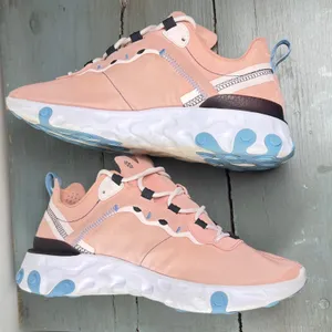 Nike React Element 55 Washed Coral Black Blue Womens Sneakers BQ2728-602 US 9 thumbnail 6