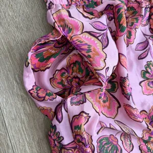 NWT Tahari Drawstring Waist Wide Leg Pants In Princess Floral Size Medium thumbnail 7