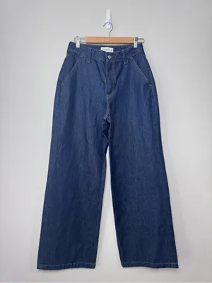 Abercrombie and Fitch High Rise Wide Leg Trouser Pant thumbnail 2