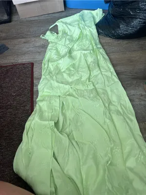 NWT For Love & Lemons Ilana jacquard Midi Dress in Green size M thumbnail 11