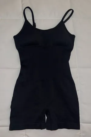 Black Athletic Romper thumbnail 1