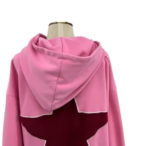 Aelfric Eden‎ Pink Star Graphic Hoodie Sweatshirt Oversized Streetwear Medium thumbnail 10