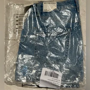 Free People We The Free Wynne Denim Skirt - Light Indigo thumbnail 4