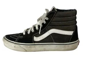 Vans Sk8-Hi Men's Black Side Stripe Lace Up Athletic Skateboard Sneakers Shoes 7 thumbnail 1