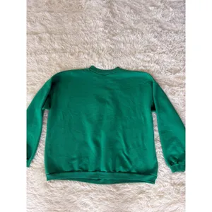 Vintage Christmas Kisser Sweatshirt Green Holiday Graphic One Size‎ USA Made thumbnail 4