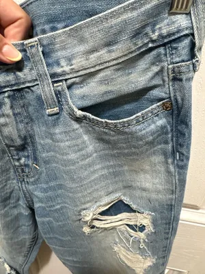 Abercrombie & Fitch Distressed Light Wash Skinny Jeans Size 4 W27 thumbnail 4