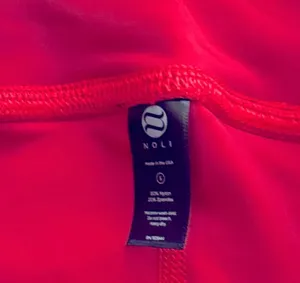 Noli Yoga Cherry Red Liquid Biker Shorts thumbnail 6