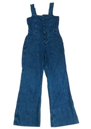 Denim Jeans Overalls thumbnail 3