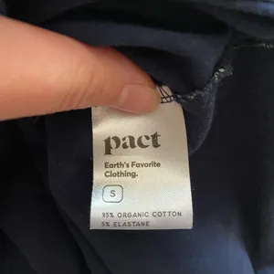 PACT Organic Cotton Halter Sleeveless‎ A-Line Blue & Green Midi Dress Size Small thumbnail 9