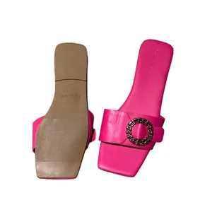 NEW OPEN EDIT X Nordstrom Lely Slip On Slide Sandal In Pink Rouge thumbnail 8