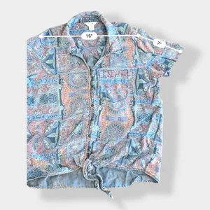 Intro Paisley Floral Byo front‎ Top Size M thumbnail 5