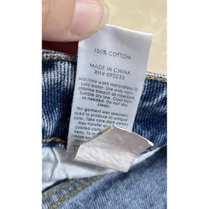 PacSun Womens 25 Blue Mom Jean‎ Thrashed High Waisted Straight Leg Denim Preppy thumbnail 13
