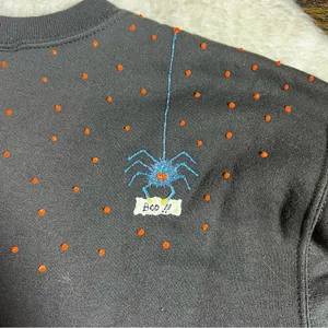 Hanes Hand Painted Halloween Crewneck Sweatshirt thumbnail 9