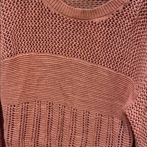 American Eagle coral colored sweater thumbnail 3