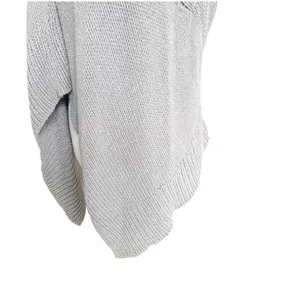 Theory Women’s Draped Knit Vest Size Large Gray Minimalist Quiet Luxury thumbnail 3