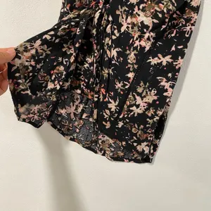 American Rag Cie Floral Cold Shoulder Tank Top Size L Boho Peasant Blouse thumbnail 6