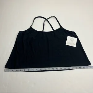 Beyond Yoga Featherweight Drift Away Sleep Tank Spacedye‎ Black Grey Large NEW thumbnail 8