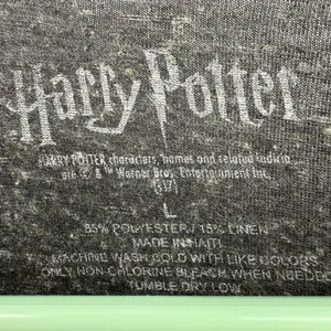 Harry Potter‎ Size Large Short Sleeve Graphic T-Shirt Black White Unisex Fit Top thumbnail 4