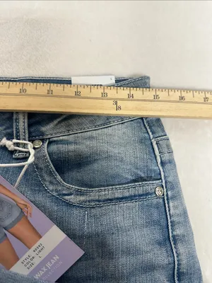 Wax Jean Light Blue Denim Cuffed Shorts thumbnail 7