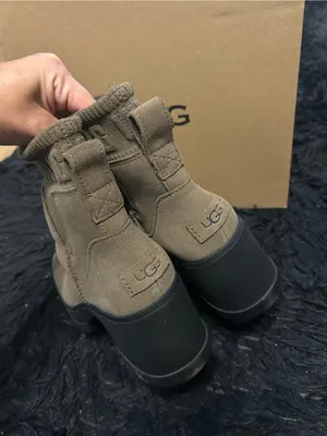 UGG Moxy Chelsea brown suede waterproof heeled boots shoes women’s 9 new thumbnail 4
