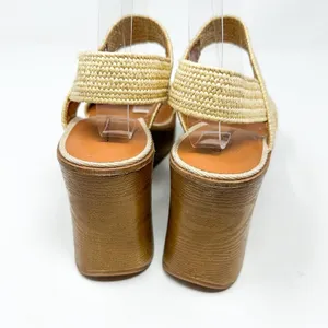 NEW Lucky Brand Delukah Ankle Strap Wedge Slingback Sandals, Size 9.5, MSRP $99 thumbnail 9