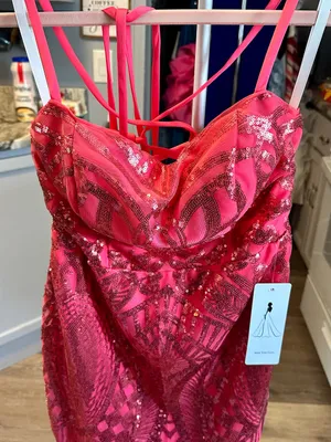 Fuschia Mini Dress NWT thumbnail 1