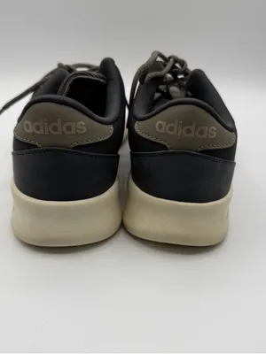 Adidas Cloudfoam Womens 6 Gray Black Mesh Running Walking Sneakers BB7320 thumbnail 4