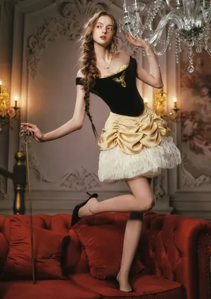 NEW LaceMade Golden Eagle Goddess Corset Top Size XL thumbnail 10
