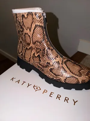 Katy‎ Perry Women's Darling Combat Boots Brown Size 10 thumbnail 7