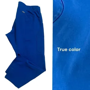 Figs Pants Women XXL/P Livingston‎ Scrub Royal Blue High Rise T21003P 28"L 2XLP thumbnail 2