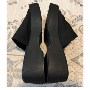 Steve Madden Slinky 30 Black Chunky Platform Slide Sandals Size 9.5 / 40 thumbnail 6
