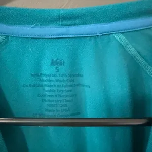 REI Womens Small Teal Blue Long Sleeve Base Layer Top Hiking‎ Athletic Shirt USA thumbnail 6