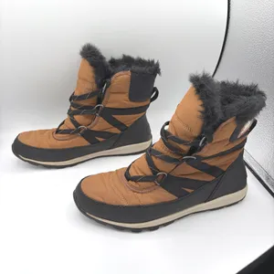 Sorel Whitney Short Lace Size 8 Gorpcore Elk Black Waterproof Winter Snow Boots thumbnail 4
