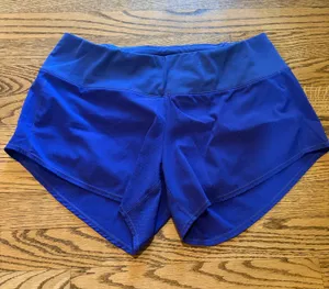Oiselle Roga Shorts  Blue Purple thumbnail 1