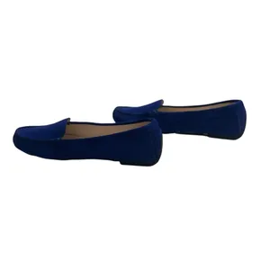 L.K. Bennett Blue Suede Loafers Moccasins Flats Made Italy Women's Size 36 NWOT thumbnail 5
