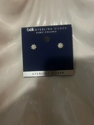 Belk Silverworks flower earrings  thumbnail 4